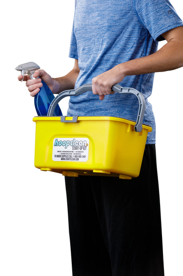 HoopClean Start-Up Kit for Basketball Backboards HoopsKing